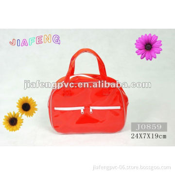 Red Color Attractive PU Hand Bag for Lady